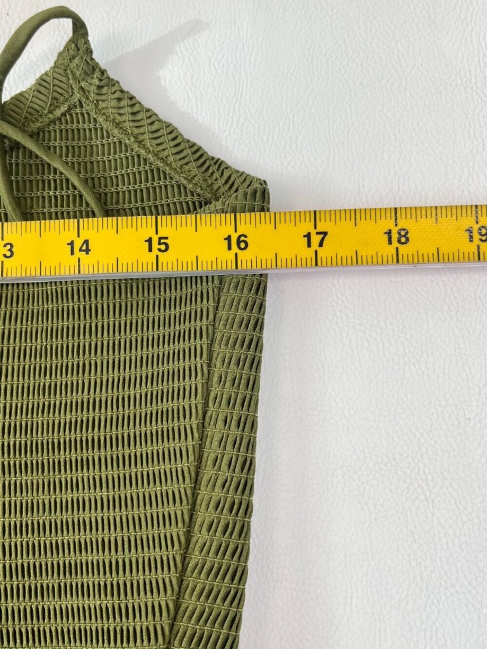 NWOT Farm Rio Cotton Green Sleeveless Midi Dress Size L - Picture 13 of 16